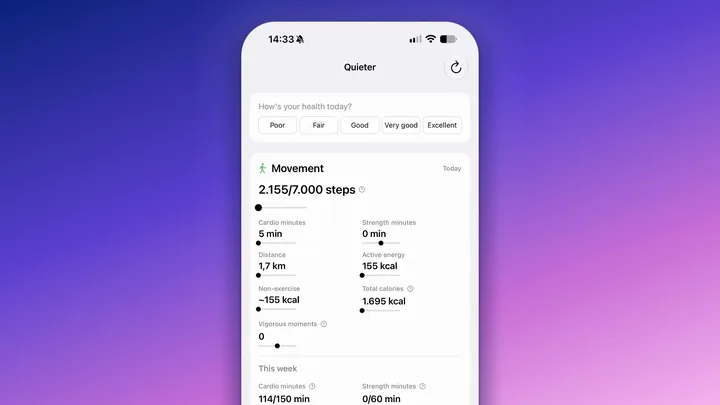 Moa Health and Fitness App